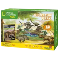 Puzzle 3D CubicFun DINOSAUR PARK 6+/ Numărul de piese: 43