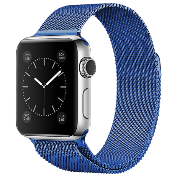 Ремень Apple Watch Milanese Loop Steel/ 38/ 40 мм/ Синий Светлый photo 1