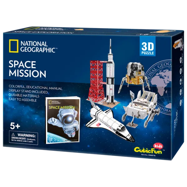 Пазл 3D CubicFun SPACE MISSION 6+/ Количество деталей: photo 1 Пазл 3D CubicFun SPACE MISSION 6+/ Количество деталей: photo 1