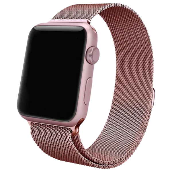 Ремень Apple Watch Milanese Loop Steel/ 38/ 40 мм/ Rose Золотой photo 1 Ремень Apple Watch Milanese Loop Steel/ 38/ 40 мм/ Rose Золотой photo 1