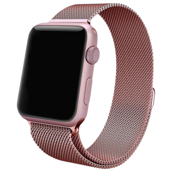 Ремень Apple Watch Milanese Loop Steel/ 38/ 40 мм/ Rose Золотой photo 1 Ремень Apple Watch Milanese Loop Steel/ 38/ 40 мм/ Rose Золотой photo 1