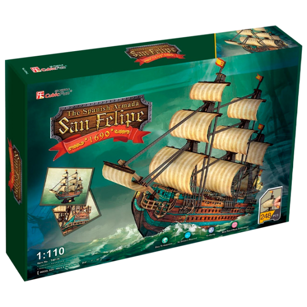 Пазл 3D CubicFun The San Felipe 6+/ Количество деталей: 248 photo 1