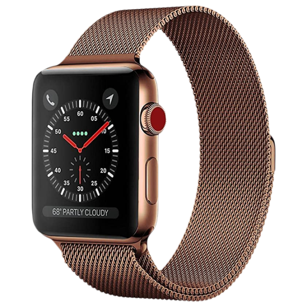 Ремень Apple Watch Milanese Loop Steel/ 42/ 44 мм/ Бронзовый photo 1 Ремень Apple Watch Milanese Loop Steel/ 42/ 44 мм/ Бронзовый photo 1