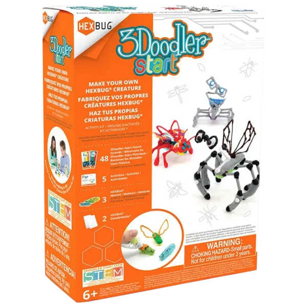 Набор филамента 3Doodler Start Activity Kit MicroRobotica HexBug Разноцветный photo 1