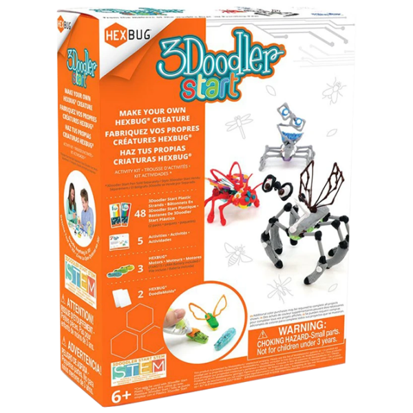 Набор филамента 3Doodler Start Activity Kit MicroRobotica HexBug Разноцветный photo 1