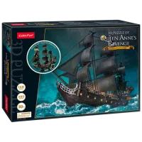 Пазл 3D CubicFun Queen Annes Revenge Led 12+/ Количество деталей: 293