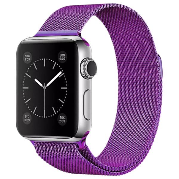 Ремень Apple Watch Milanese Loop Steel/ 42/ 44 мм/ Пурпурный photo 1