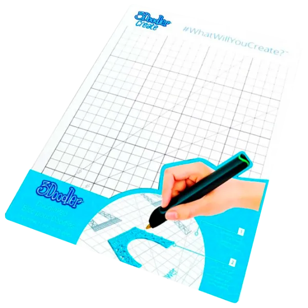 Трафарет для чертежа 3Doodler Create Белый photo 1