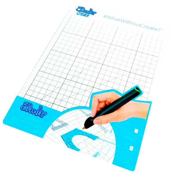 Трафарет для чертежа 3Doodler Create Белый photo 1