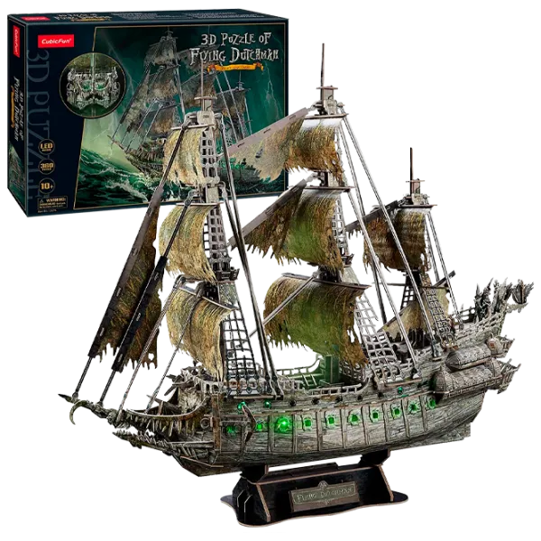 Пазл 3D CubicFun Flying Dutchman 6+/ Количество деталей: 360 photo 1