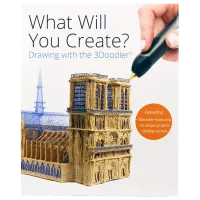 Carte proiecte, modele și instrucțiuni pentru creion 3D 3Doodler 62443-001 White