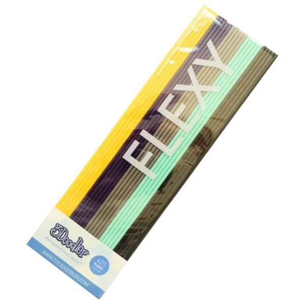 Филамент 3Doodler Retro FLEXY-MIX 1 Разноцветный photo 1