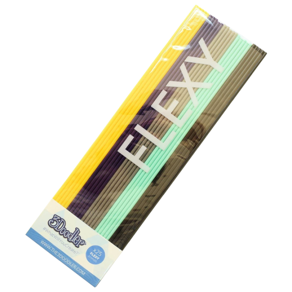 Филамент 3Doodler Retro FLEXY-MIX 1 Разноцветный photo 1
