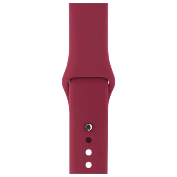 Ремень Apple Watch S/ M & M/ L Силикон/ 38/ 40 мм/ Марсала photo 1 Ремень Apple Watch S/ M & M/ L Силикон/ 38/ 40 мм/ Марсала photo 1
