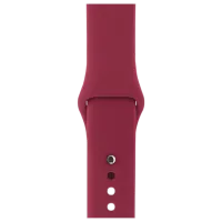 Ремень Apple Watch S/ M & M/ L Силикон/ 38/ 40 мм/ Марсала