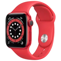Ремень Apple Watch S/ M & M/ L Силикон/ 38/ 40 мм/ Красный