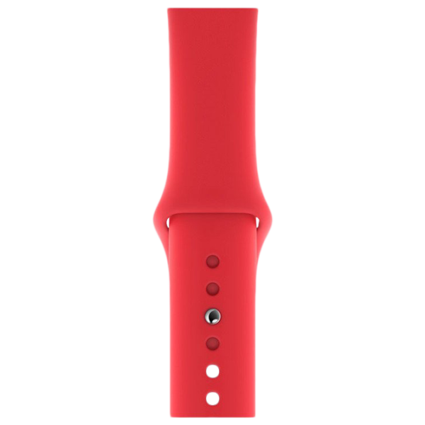 Ремешок Apple Watch S/ M & M/ L Силикон/ 38/ 40 мм/ Begonia red Begonia photo 1