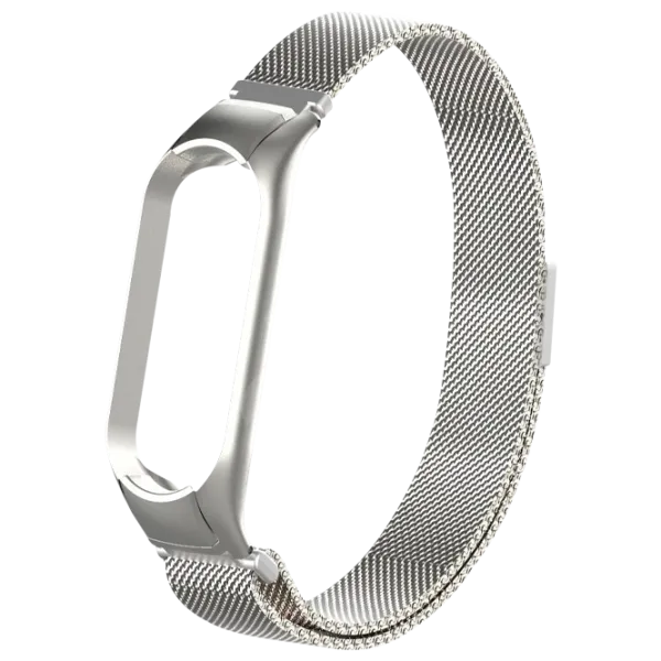 Curelușă Xiaomi Mi Band 5/ 6 Milanese Loop Steel/ Silver photo 1 Curelușă Xiaomi Mi Band 5/ 6 Milanese Loop Steel/ Silver photo 1