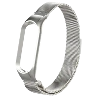 Ремень Xiaomi Mi Band 5/ 6 Milanese Loop Steel/ Серебристый