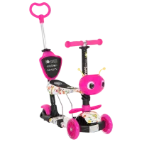 Trotinetă pentru copii cu trei roți Lorelli Smart Plus (10390020011) 20 kg/ Pink