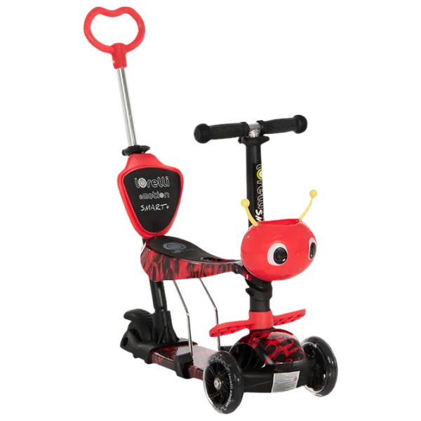 Trotinetă pentru copii cu trei roți Lorelli Smart Plus (10390020013) 20 kg/ Red photo 1