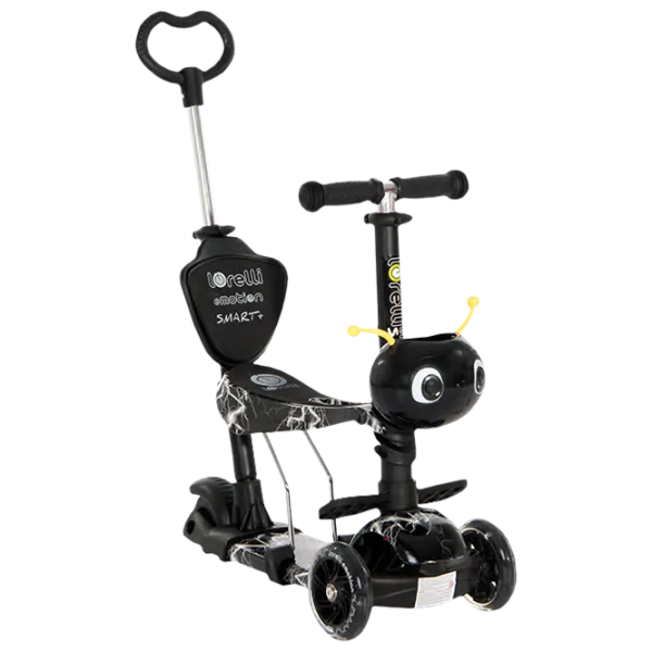 Trotinetă pentru copii cu trei roți Lorelli Smart Plus (10390020015) 20 kg/ Black photo 1