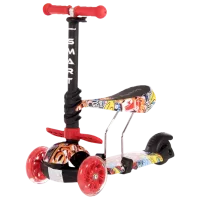 Trotinetă pentru copii cu trei roți Lorelli SMART (10390020002) 20 kg/ Graffiti
