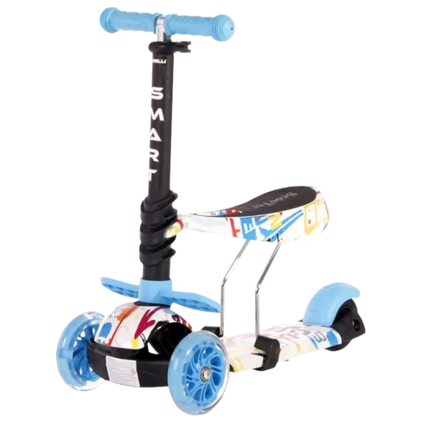 Trotinetă pentru copii cu trei roți Lorelli SMART (10390020003) 20 kg/ Tracery photo 1