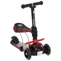 Детский трёхколёсный самокат Lorelli SMART (10390020013) 20 кг/ Красный