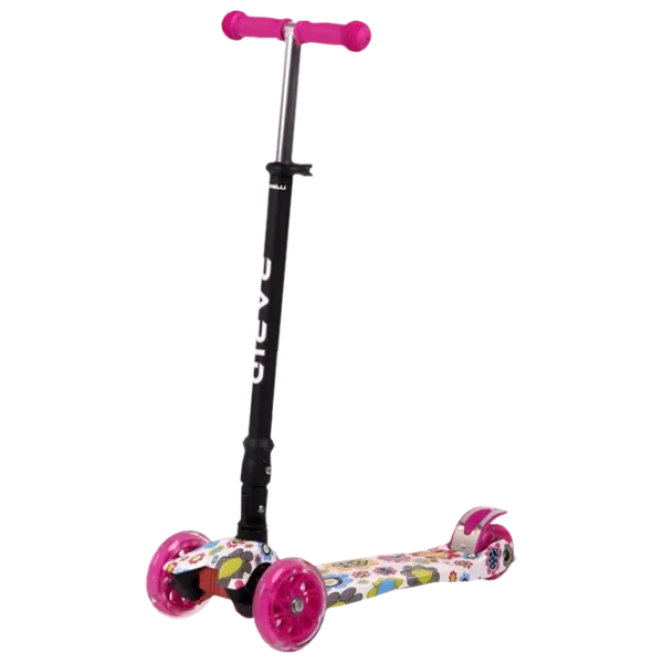 Trotinetă pentru copii cu trei roți Lorelli Rapid (10390040001) 50 kg/ Pink photo 1