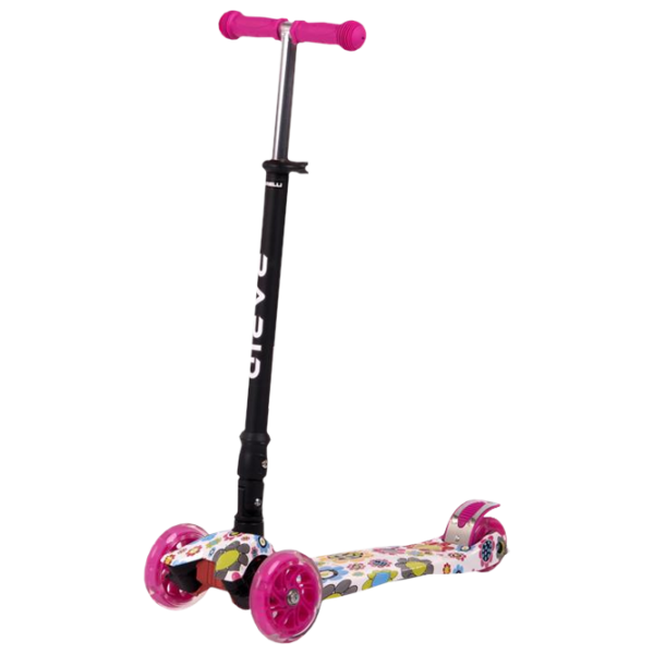 Trotinetă pentru copii cu trei roți Lorelli Rapid (10390040001) 50 kg/ Pink photo 1