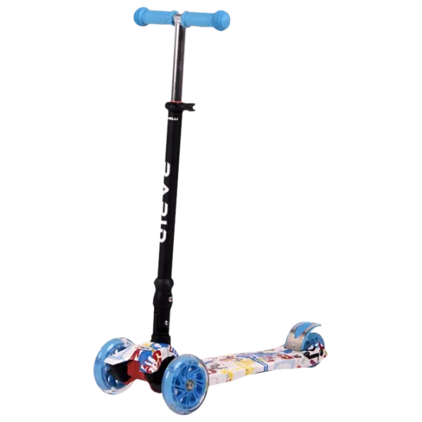 Trotinetă pentru copii cu trei roți Lorelli Rapid (10390040003) 50 kg/ Tracery photo 1