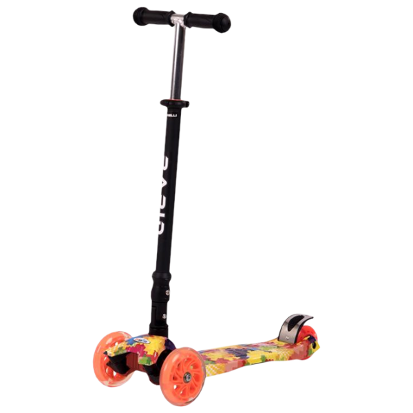 Trotinetă pentru copii cu trei roți Lorelli Rapid (10390040007) 50 kg/ Yellow photo 1