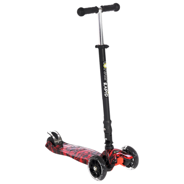 Trotinetă pentru copii cu trei roți Lorelli Rapid (10390040013) 50 kg/ Red photo 1