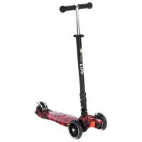 Детский трёхколёсный самокат Lorelli Rapid (10390040013) 50 кг/ Красный