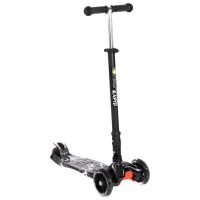 Trotinetă pentru copii cu trei roți Lorelli Rapid (10390040015) 50 kg/ Black