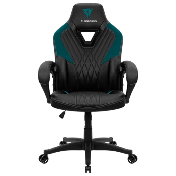 Scaun Gaming ThunderX3 DC1 Cyan Black photo 1