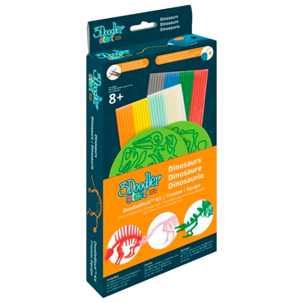 Набор филамента 3Doodler Start Doodle Block Kit Dinosaurus Разноцветный photo 1