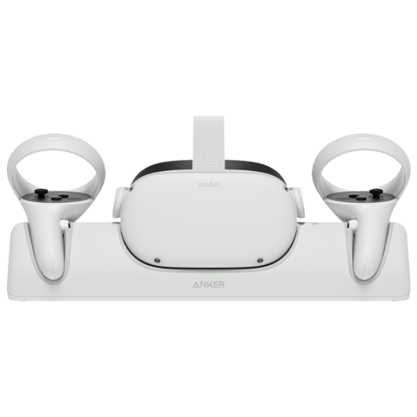 Staţie de încărcare ochelari VR şi controlere Anker Y1010 Oculus Quest 2/ White photo 1