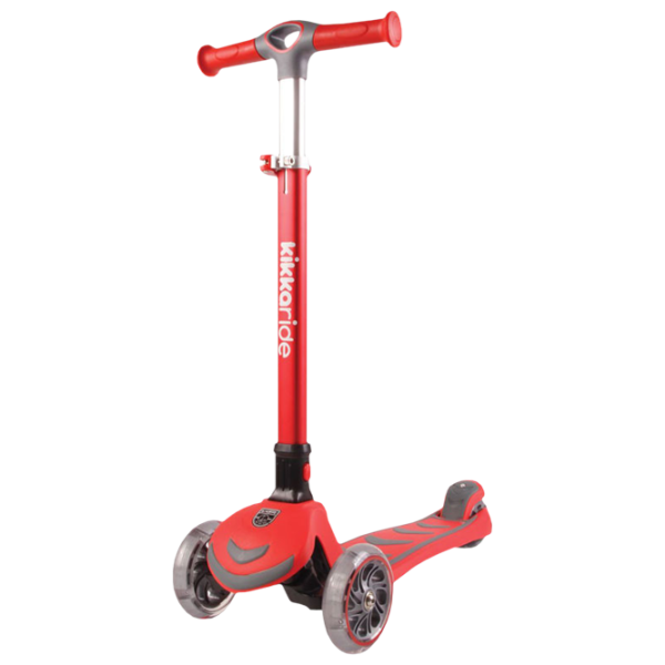 Trotinetă pentru copii cu trei roți Kikka Boo Leon (10645) 50 kg/ Red photo 1