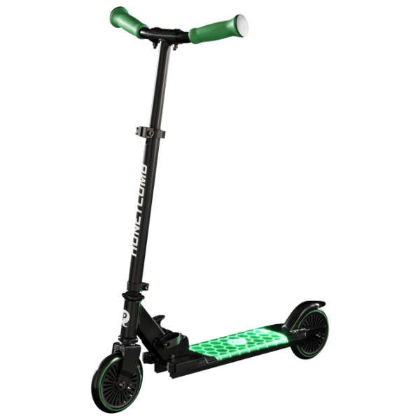 Trotinetă pentru copii cu două roți Qplay Honeycomb (185196) 50 kg/ Green photo 1