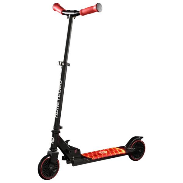 Trotinetă pentru copii cu două roți Qplay Honeycomb (185172) 50 kg/ Red photo 1 Trotinetă pentru copii cu două roți Qplay Honeycomb (185172) 50 kg/ Red photo 1