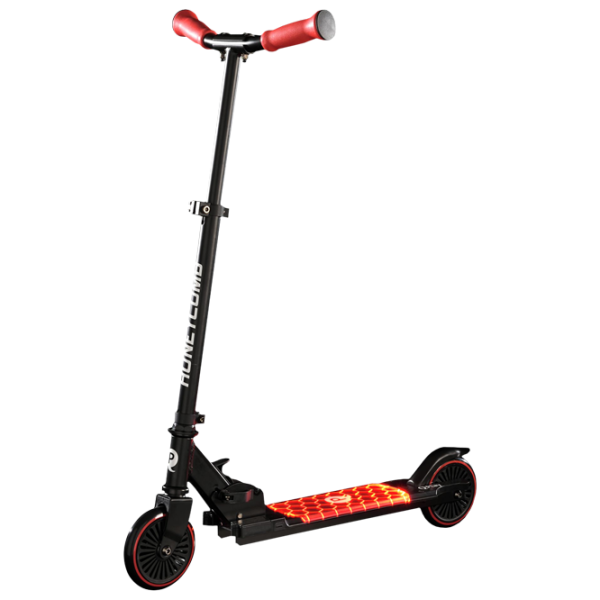 Trotinetă pentru copii cu două roți Qplay Honeycomb (185172) 50 kg/ Red photo 1 Trotinetă pentru copii cu două roți Qplay Honeycomb (185172) 50 kg/ Red photo 1