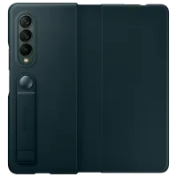 Чехол для смартфона Samsung Galaxy Fold3 Samsung/ Flip Cover/ Кожа/ Зелёный