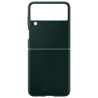 Чехол для смартфона Samsung Galaxy Flip3 Samsung/ Back/ Кожа/ Зелёный