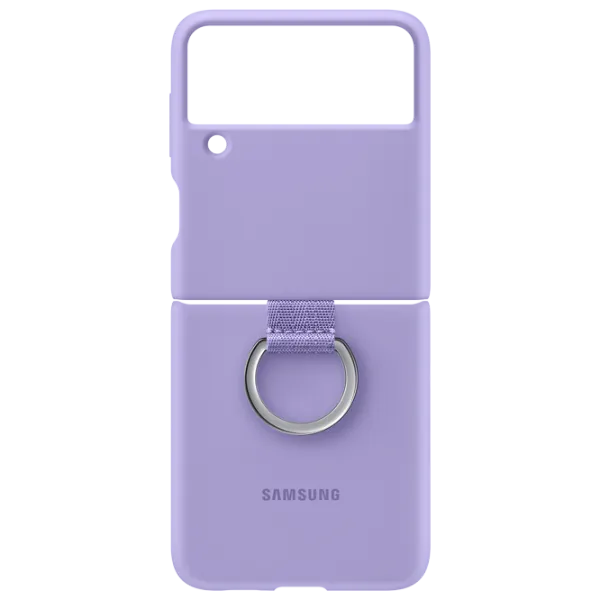 Чехол для смартфона Samsung Galaxy Flip3 Samsung/ Back/ Кожа/ Черный photo 1