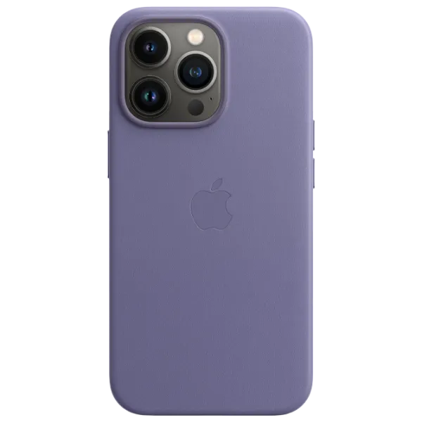 Чехол для смартфона Apple iPhone 13 Pro Max Apple/ Back/ Кожа/ Wisteria Пурпурный photo 1 Чехол для смартфона Apple iPhone 13 Pro Max Apple/ Back/ Кожа/ Wisteria Пурпурный photo 1