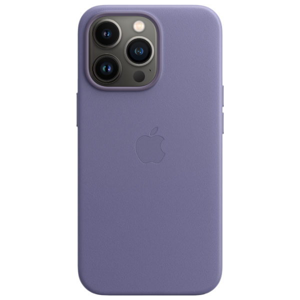 Чехол для смартфона Apple iPhone 13 Pro Max Apple/ Back/ Кожа/ Wisteria Пурпурный photo 1 Чехол для смартфона Apple iPhone 13 Pro Max Apple/ Back/ Кожа/ Wisteria Пурпурный photo 1