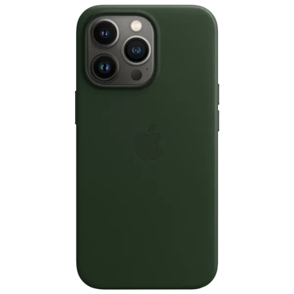 Husă pentru smartphone Apple iPhone 13 Pro Max Apple/ Back/ Piele/ Green Green photo 1 Husă pentru smartphone Apple iPhone 13 Pro Max Apple/ Back/ Piele/ Green Green photo 1