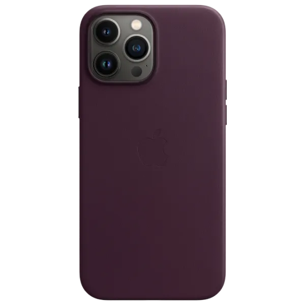 Чехол для смартфона Apple iPhone 13 Pro Max Apple/ Back/ Кожа/ Dark Cherry photo 1 Чехол для смартфона Apple iPhone 13 Pro Max Apple/ Back/ Кожа/ Dark Cherry photo 1